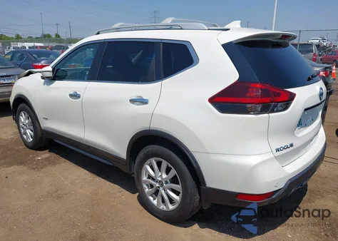 2019 Nissan Rogue Hybrid Sv из США, поврежденный, VIN 5N1ET2MV2KC732237